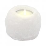 (image for) Crystal Rock Himalayan Salt Candle Holder 600-800g