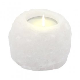 Crystal Rock Himalayan Salt Candle Holder 600-800g Crystal Rock Himalayan Salt Candle Holder 600-800g
