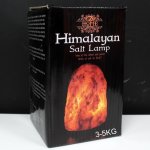 (image for) Quality Natural Salt Lamp - & Base apx 3-5kg
