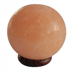 Salt Lamp Ball - Big Wooden Base Salt Lamp Ball - Big Wooden Base