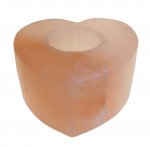 (image for) Salt Candle Holder - Med Heart