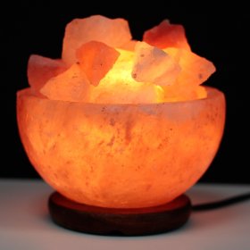 Salt Fire Bowl and Chunks - 15cm x 9cm Salt Fire Bowl and Chunks - 15cm x 9cm