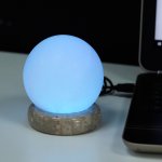 (image for) Quality USB Ball WHITE Salt Lamp - 9 cm (multi)