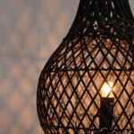 (image for) Rattan Table Lamps - Dark Brown