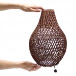 (image for) Rattan Table Lamps - Dark Brown