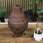 (image for) Rattan Table Lamps - Dark Brown