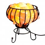(image for) Low Salt Rock Brazier, Pink Salt Chunks, Cable & Bulb