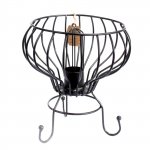 (image for) Low Salt Rock Brazier, Pink Salt Chunks, Cable & Bulb