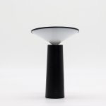 (image for) Touch Lamp - Black Mushroom- adjustable - pattern light USB (C) - Rechargable (2000 Watt)