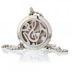(image for) Aromatherapy Diffuser Necklace - Music Notes 25mm