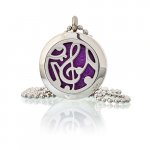 (image for) Aromatherapy Diffuser Necklace - Music Notes 25mm