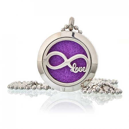 (image for) Aromatherapy Diffuser Necklace - Infinity Love 25mm