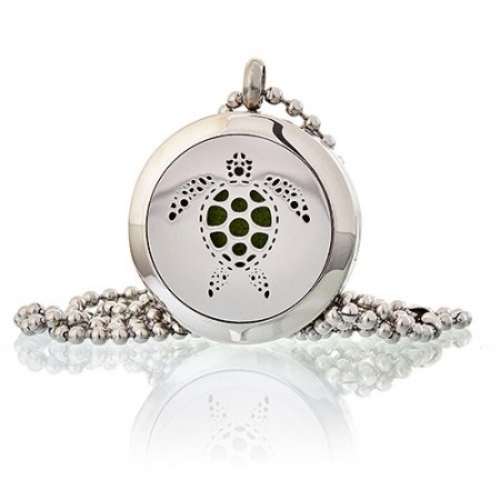 (image for) Aromatherapy Diffuser Necklace - Turtle 25mm