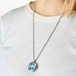 (image for) Aromatherapy Diffuser Necklace - Turtle 25mm