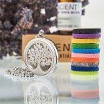 (image for) Aromatherapy Diffuser Necklace - Tree of Life 30mm