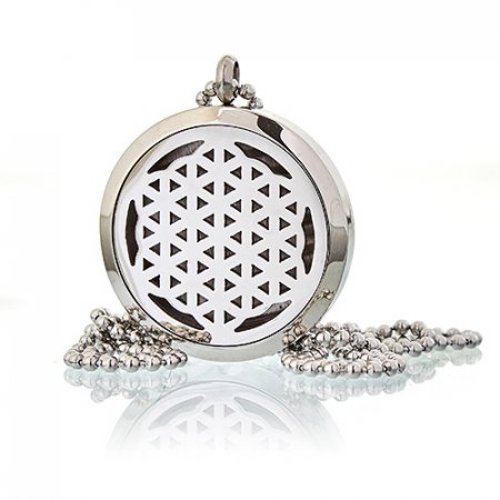 (image for) Aromatherapy Diffuser Necklace - Flower of Life 30mm