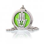 (image for) Aromatherapy Diffuser Necklace - Hand of Fatima 30mm