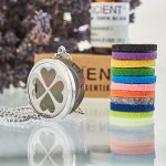 (image for) Aromatherapy Diffuser Necklace - Four Leaf Clover 30mm
