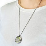 (image for) Aromatherapy Jewellery Necklace - Hamsa Chakra - 30mm