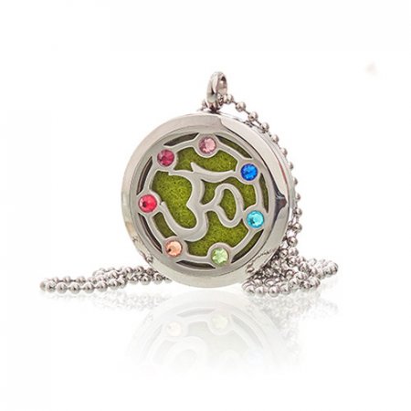 (image for) Aromatherapy Jewellery Necklace - OM Chakra - 30mm