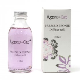 Agnes + Cat Reed Diffuser Refill - Pressed Peonies 140ml