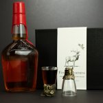 (image for) Gift Set of 12 Bottom Up Shot Glasses (25ml) - Forest & Mystical Creatures - Antique Bronze