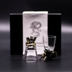 (image for) Gift Set of 6 Shot Glasses (50ml) - Mystical Creatures - Antique Bronze