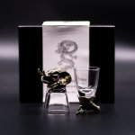 (image for) Gift Set of 6 Shot Glasses (50ml) - Mystical Creatures - Antique Bronze