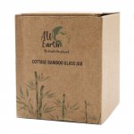 (image for) Cottage Bamboo Glass Jar - 10cm