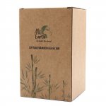 (image for) Cottage Bamboo Glass Jar - 15cm