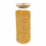 (image for) Cottage Bamboo Glass Jar - 20cm