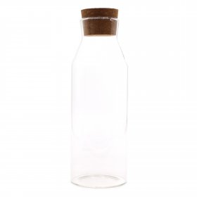 Cottage Cork Glass Jar - Clear - 25cm Cottage Cork Glass Jar - Clear - 25cm