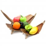 (image for) Coconut Leaf Fruit Bowl Set - Natural