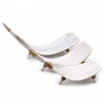 (image for) Coconut Leaf Fruit Bowl Set - Whitewash