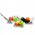 (image for) Coconut Leaf Fruit Bowl Set - Whitewash