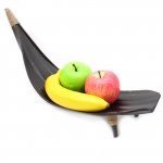 (image for) Coconut Leaf Fruit Bowl Set - Chocolate