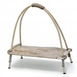 (image for) Coconut Leaf Tea Stand - Whitewash