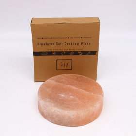 Himalayan Salt Cooking Plate - Round - 20x20x5cm Himalayan Salt Cooking Plate - Round - 20x20x5cm