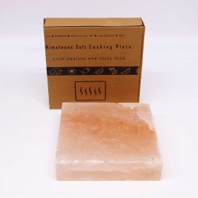 Himalayan Salt Cooking Plate - Square - 20x20x5cm Himalayan Salt Cooking Plate - Square - 20x20x5cm