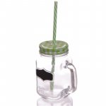 (image for) Vintage Drinking Jar and Chalkboard - Green