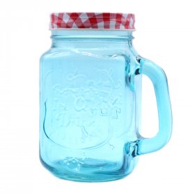 Funky Mason Jar - Ice Cold - Blue Funky Mason Jar - Ice Cold - Blue