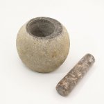 (image for) Natural Riverstone Decorative Pestle & Mortar- Large (aprox 15x12cm)