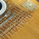 (image for) Water Hyacinth Natural Placemat - Robusta and Fringe
