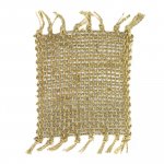 (image for) Set of 4 Seagrass Fringe Natural Coasters - Natural