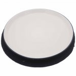 (image for) Natural Place Mat - Jute & Cotton 30cm - Black Border