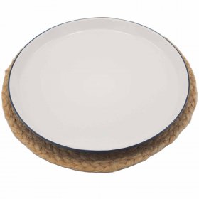 Natural Place Mat - Jute 30cm - Mandala Print Natural Place Mat - Jute 30cm - Mandala Print