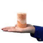 (image for) Set of 2 Himalayan Salt Shot Glasses & Wood Serving Stand