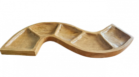 Snake Shaped Teak Bowl