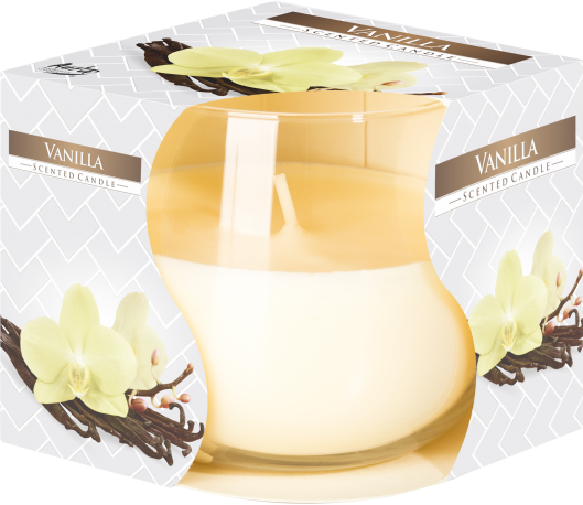 (image for) Scented Glass Jar Candle - Vanilla