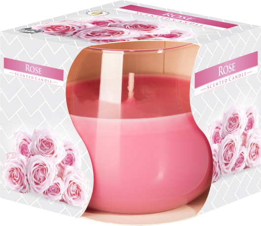 (image for) Scented Glass Jar Candle - Rose
